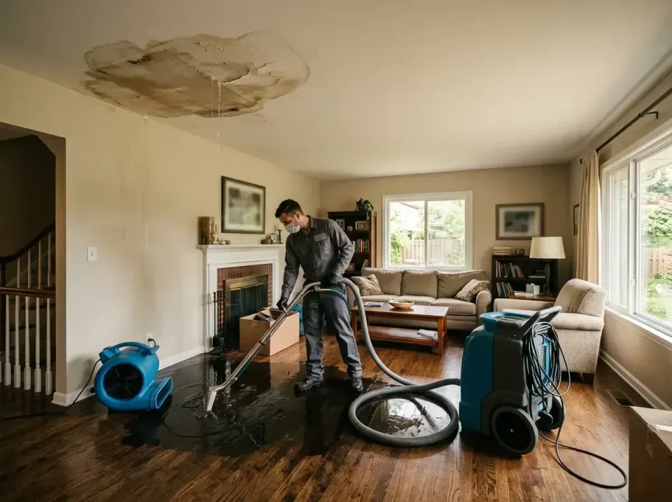 attic-pipe-burst-ceiling-drip-008 — frequently asked questions, Water Damage Restoration & Carpet Care in Bright, IN